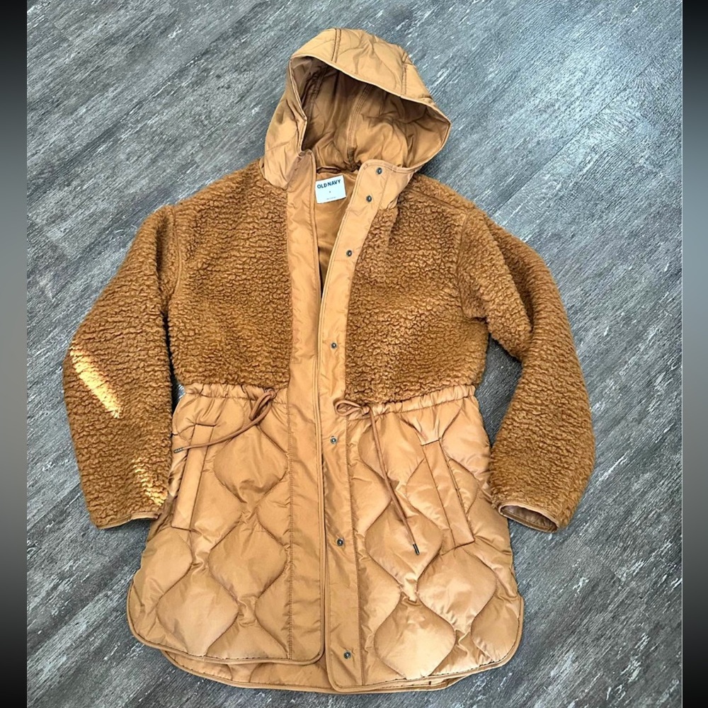 Old Navy Camel Quilted Jacket